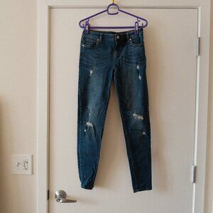 (26) Lativ Blue Ripped Jeans